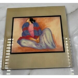 RC Gorman Native American Art Ceramic Tile Woman Art Decor